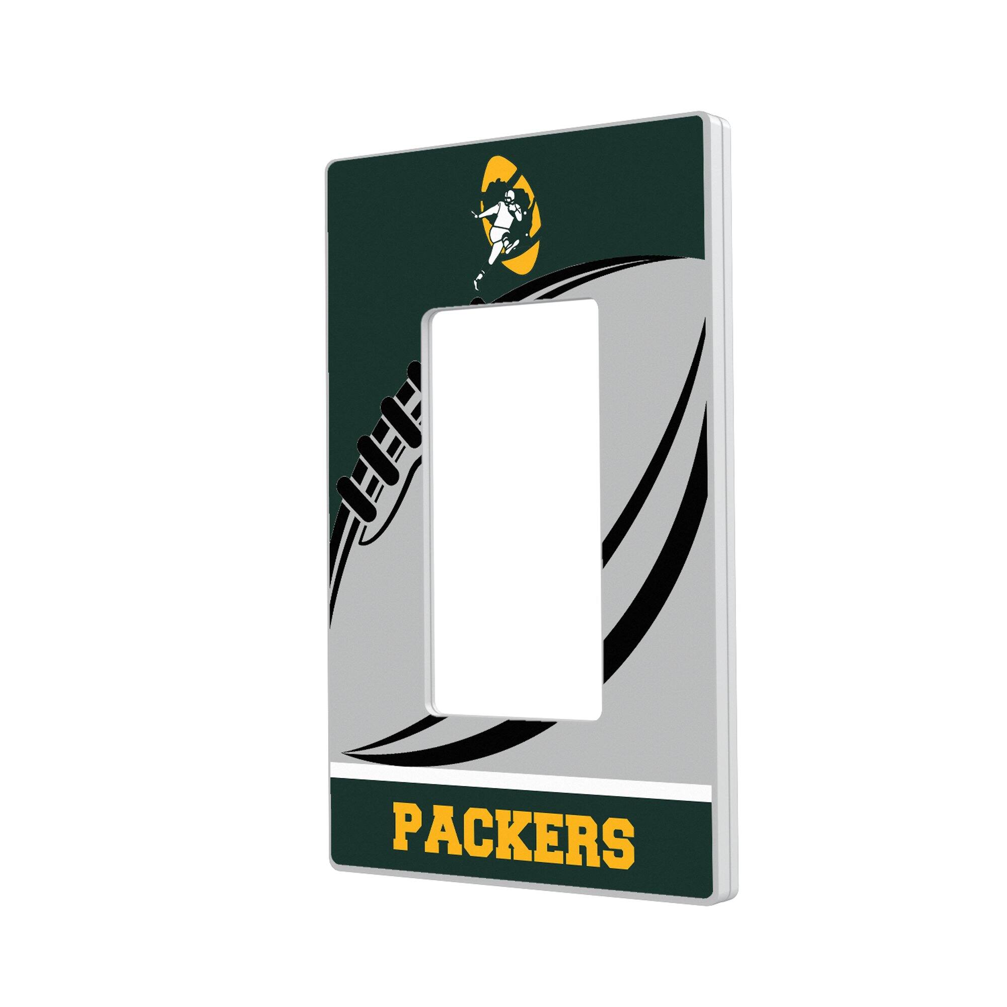 Keyscaper - Green Bay Packers Passtime Design Single Rocker Lightswitch Plate - Multicolor price history on PriceWatchPro