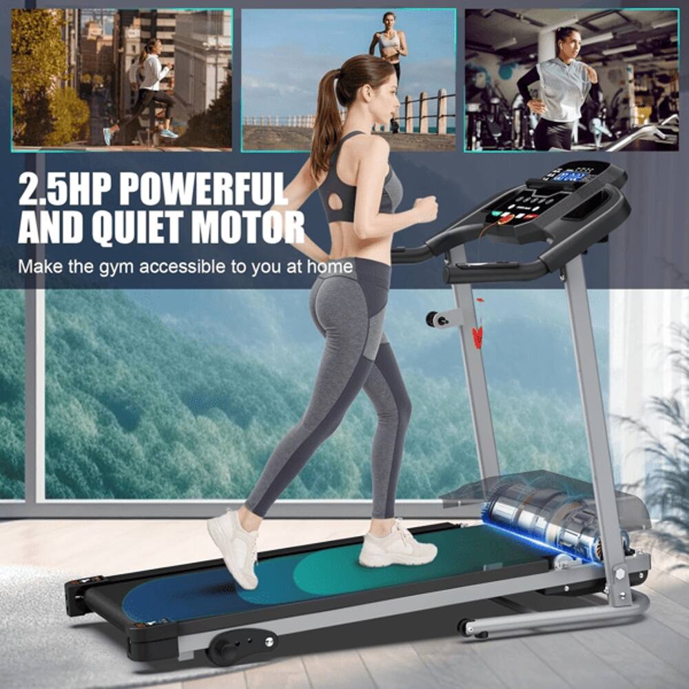 2.5HP POWERFUL AND QUIET MOTOR  
Make the gym accessible to you at home
