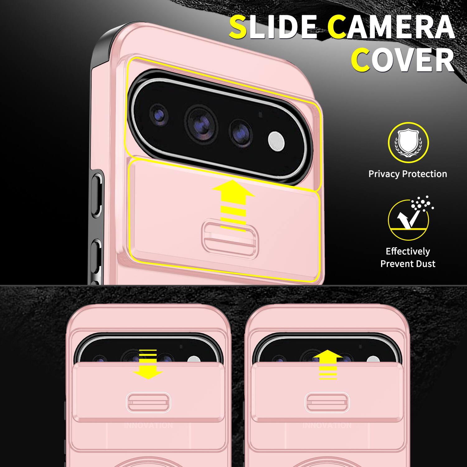 SLIDE CAMERA COVER

Privacy Protection

Effectively Prevent Dust

INNOVATION