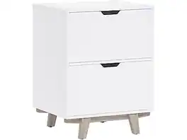 Thomasville Furniture - Whitney 2-Drawer Lateral File Cabinet, Letter/Legal Size, 31.25"H x 23.75"W x 20"D - White