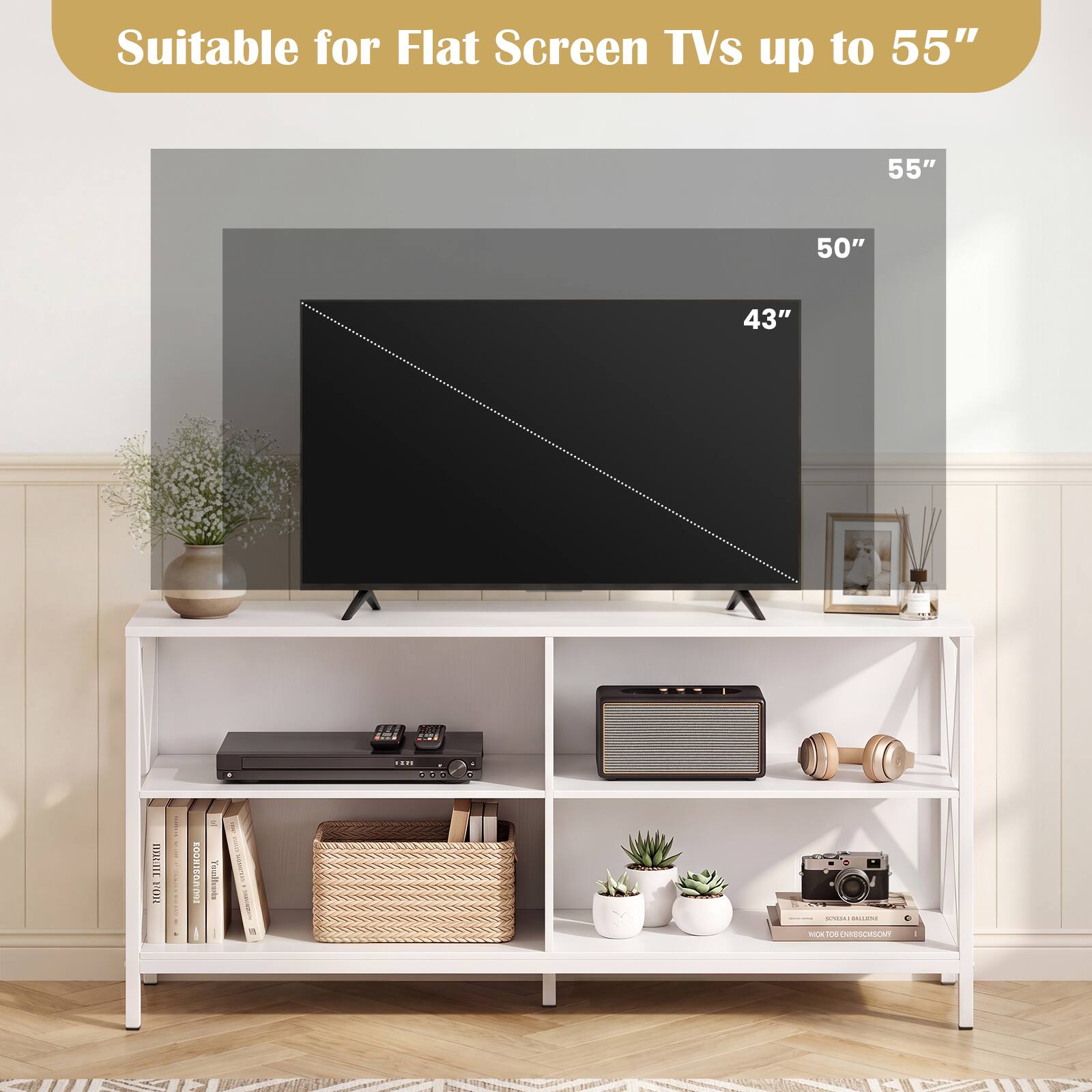 Suitable for Flat Screen TVs up to 55"