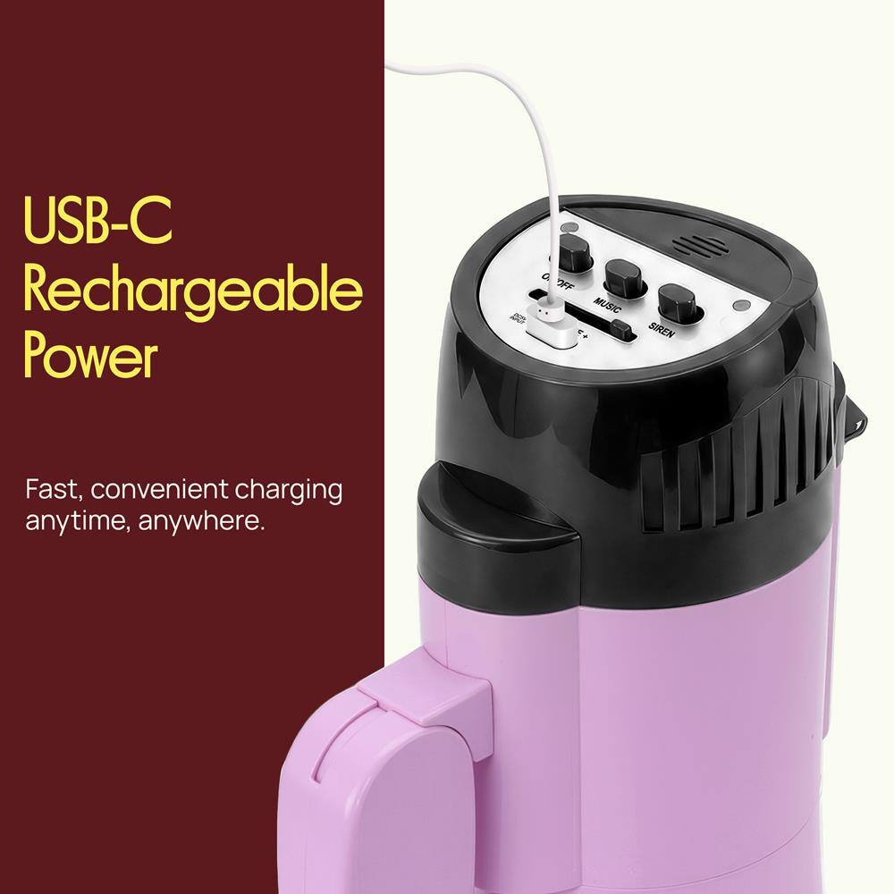 USB-C Rechargeable Power - a Fast, convenient charging anytime, anywhere.