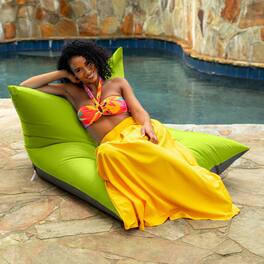 Jaxx - Finster Outdoor Bean Bag Lounge Chair - Sunbrella Lime