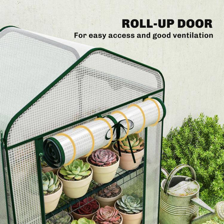 ROLL-UP DOOR  
For easy access and good ventilation