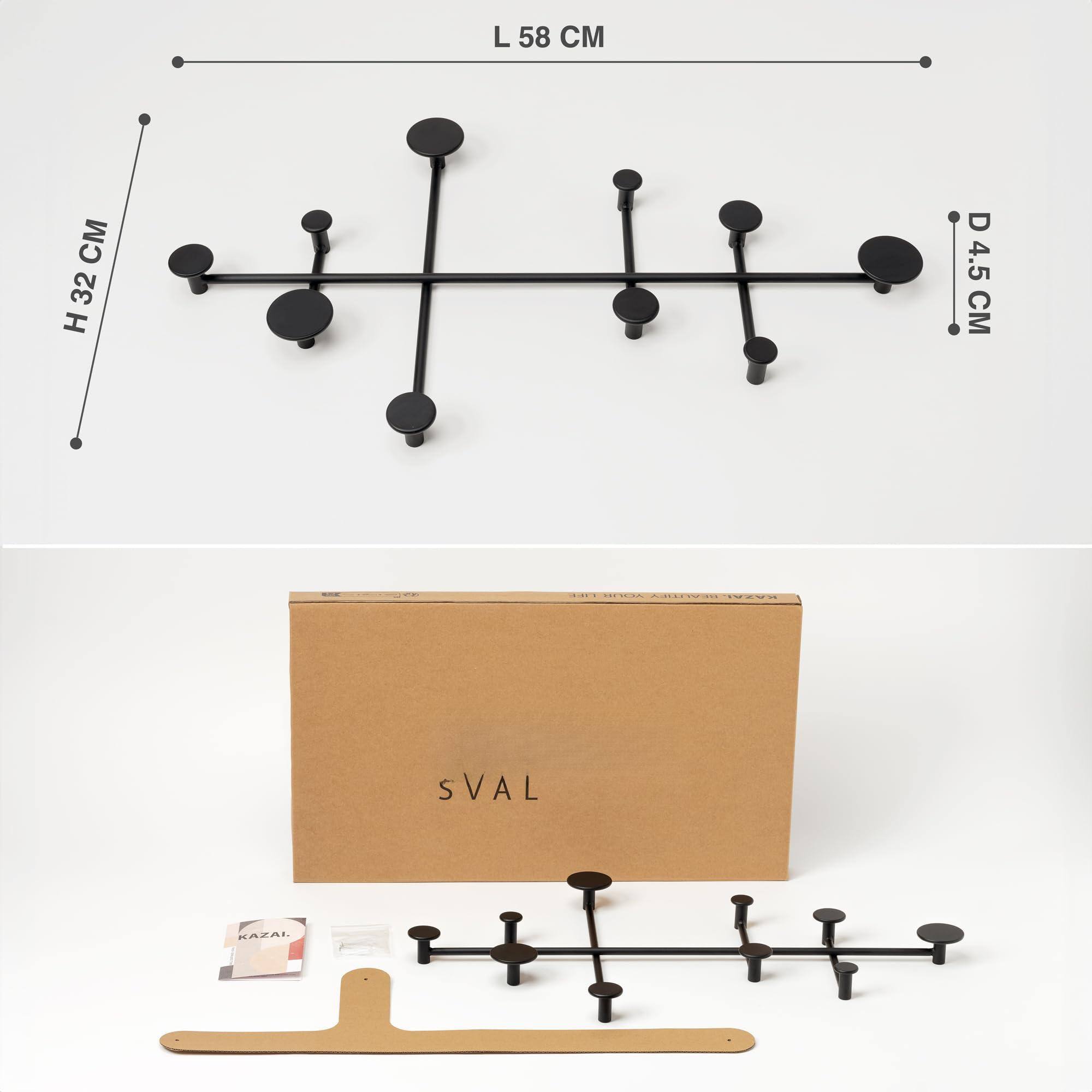 L 58 CM  
H 32 CM  
D 4.5 CM  
SVAL KAZAI