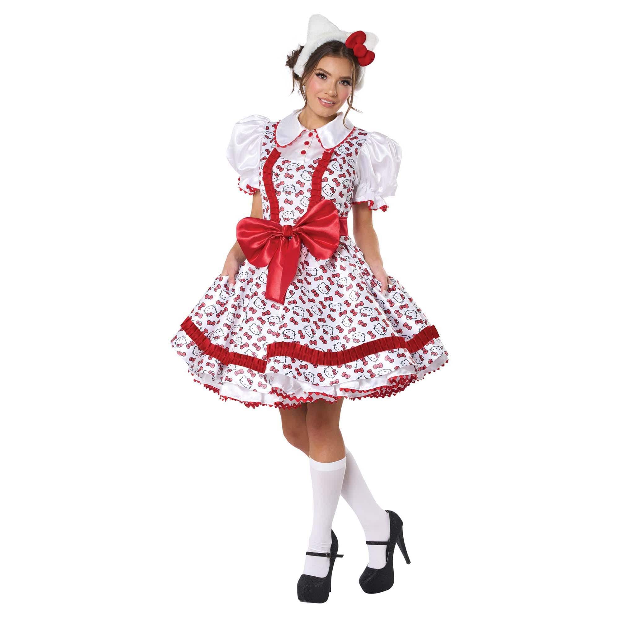 California Costumes - Hello Kitty Pop Icon Adult Costume | Large - Red