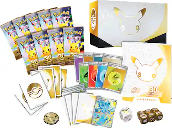 pokemon celebration booster box 25th Celebrations Elite Trainer Pokmon TCG favorite Legendary Pokemon Pokemon TCG 25th Anniversary Celebrations