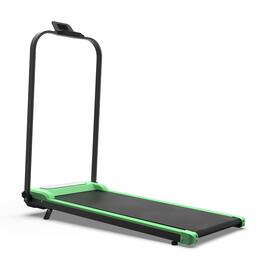 Anysun - Foldable 2-in-1 Treadmill with Incline - Under Desk Walking Pad & Vibration Pad, Remote Control for Home & Office - Green