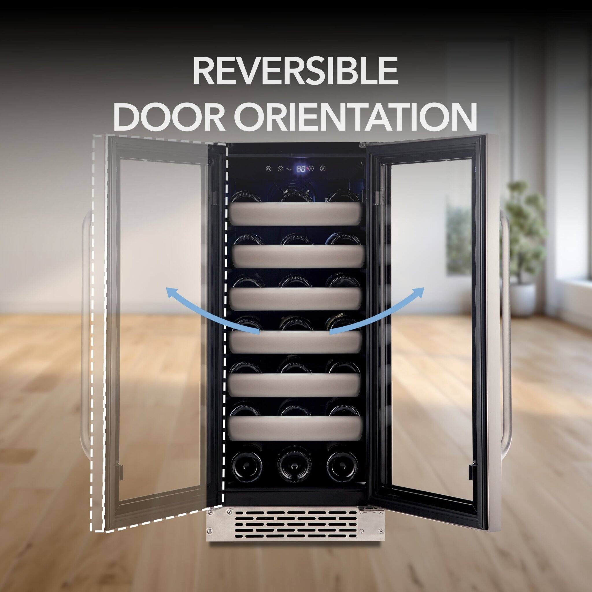 REVERSIBLE DOOR ORIENTATION