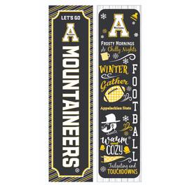 Evergreen Enterprises - Appalachian State Mountaineers 47" Double Sided Winter Leaner Fan Sign - Multicolor
