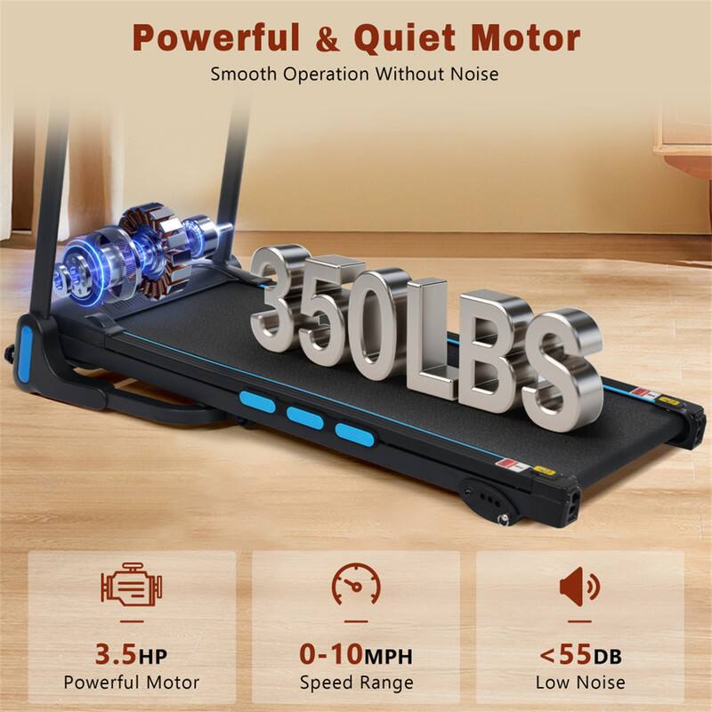Powerful & Quiet Motor  
Smooth Operation Without Noise  
AI0 350LBS  
3.5HP Powerful Motor  
0-10MPH Speed Range  
<55DB Low Noise
