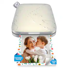 HP - Sprocket Portable 2.3x3.4 Instant Photo Printer, Prints From iOS or Android Devices - Eclipse
