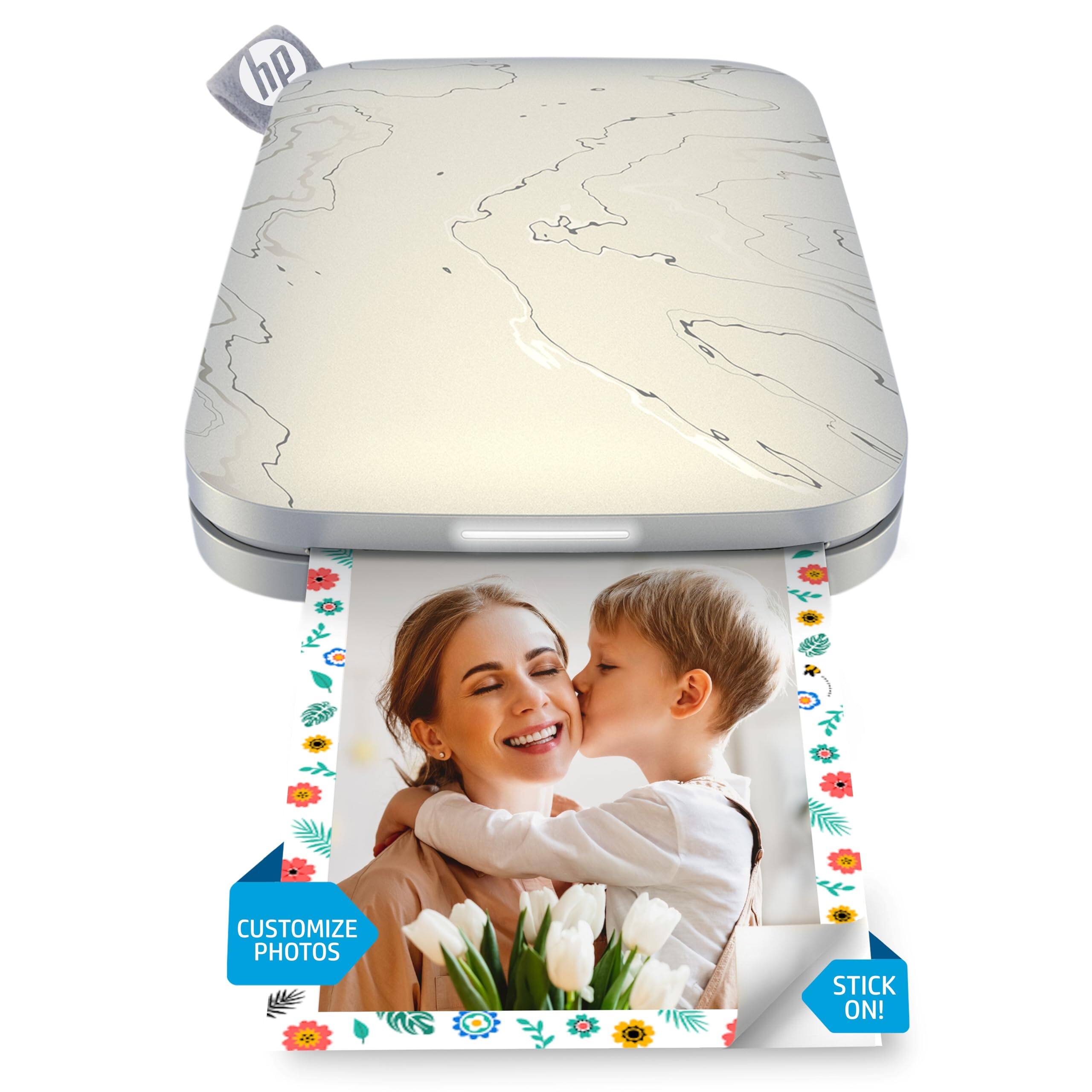 hp CUSTOMIZE PHOTOS STICK ON!