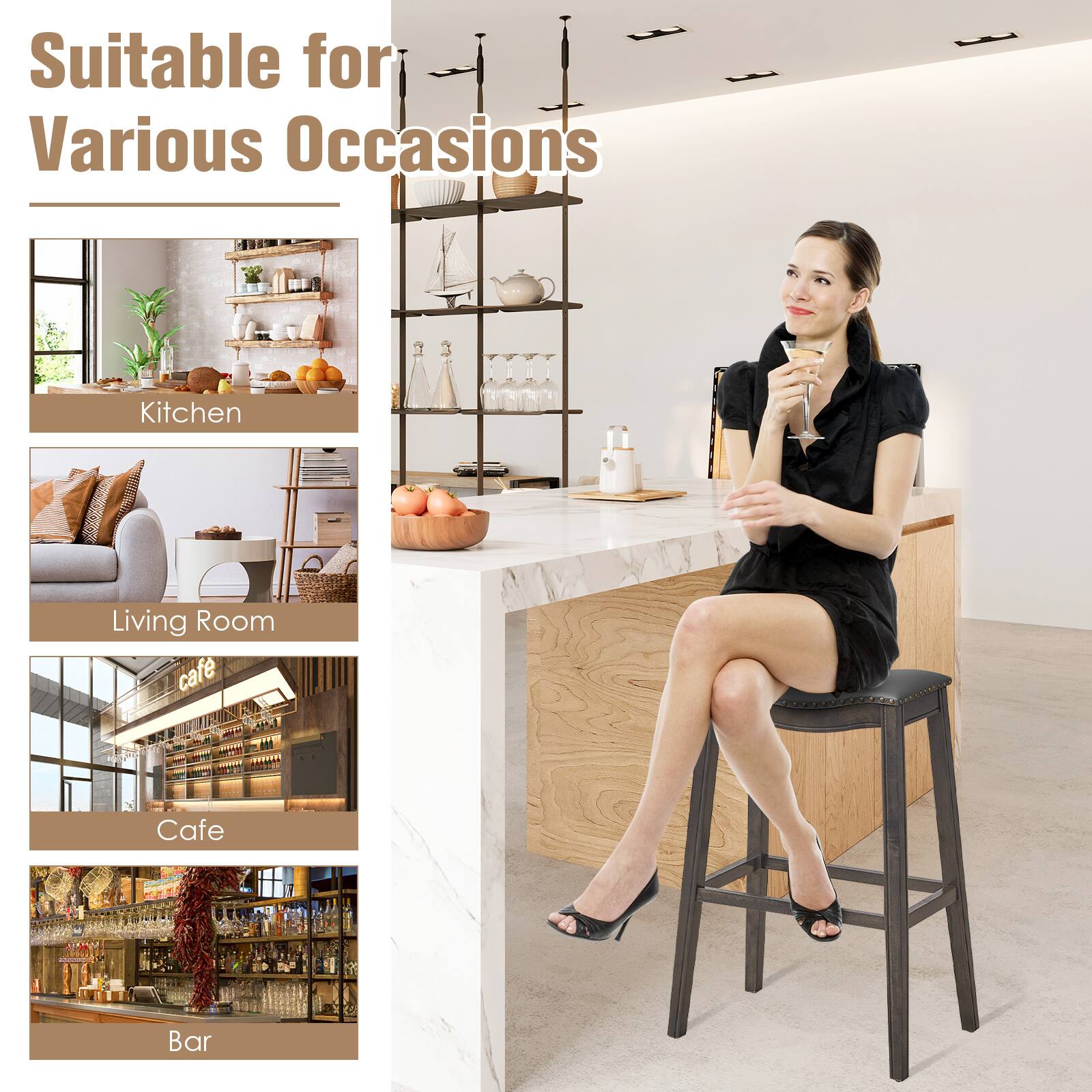 Suitable for Various Occasions
Kitchen
Living Room
Cafe
Bar