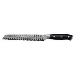 Henckels - Compass Damascus 8-inch Bread Knife - Black