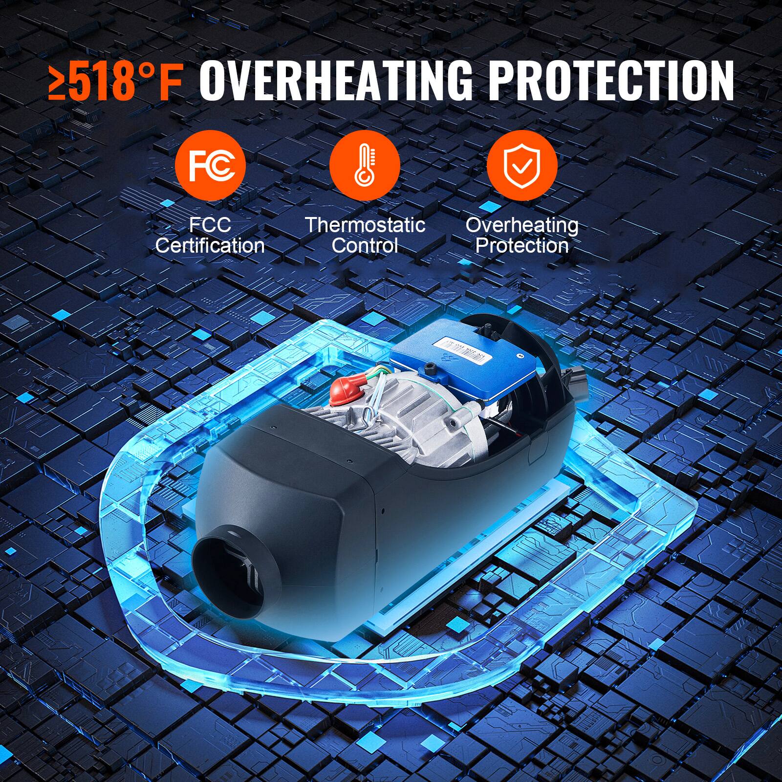 2518F OVERHEATING PROTECTION

FC
FCC Thermostatic Overheating Certification Control Protection