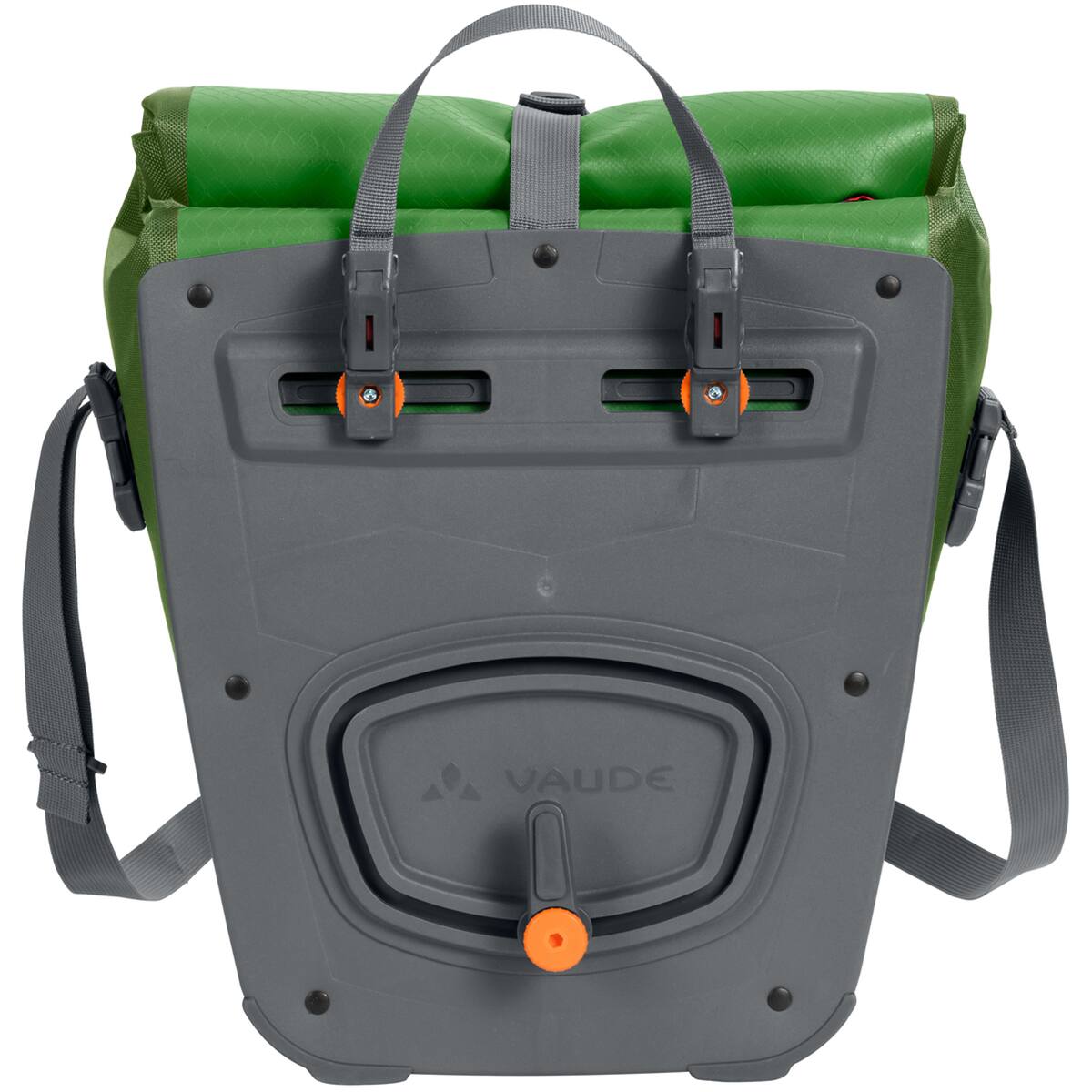 Alt View 1. VAUDE - Vaude Aqua Front Waterproof Bike Panniers - Parrot Green - Green.