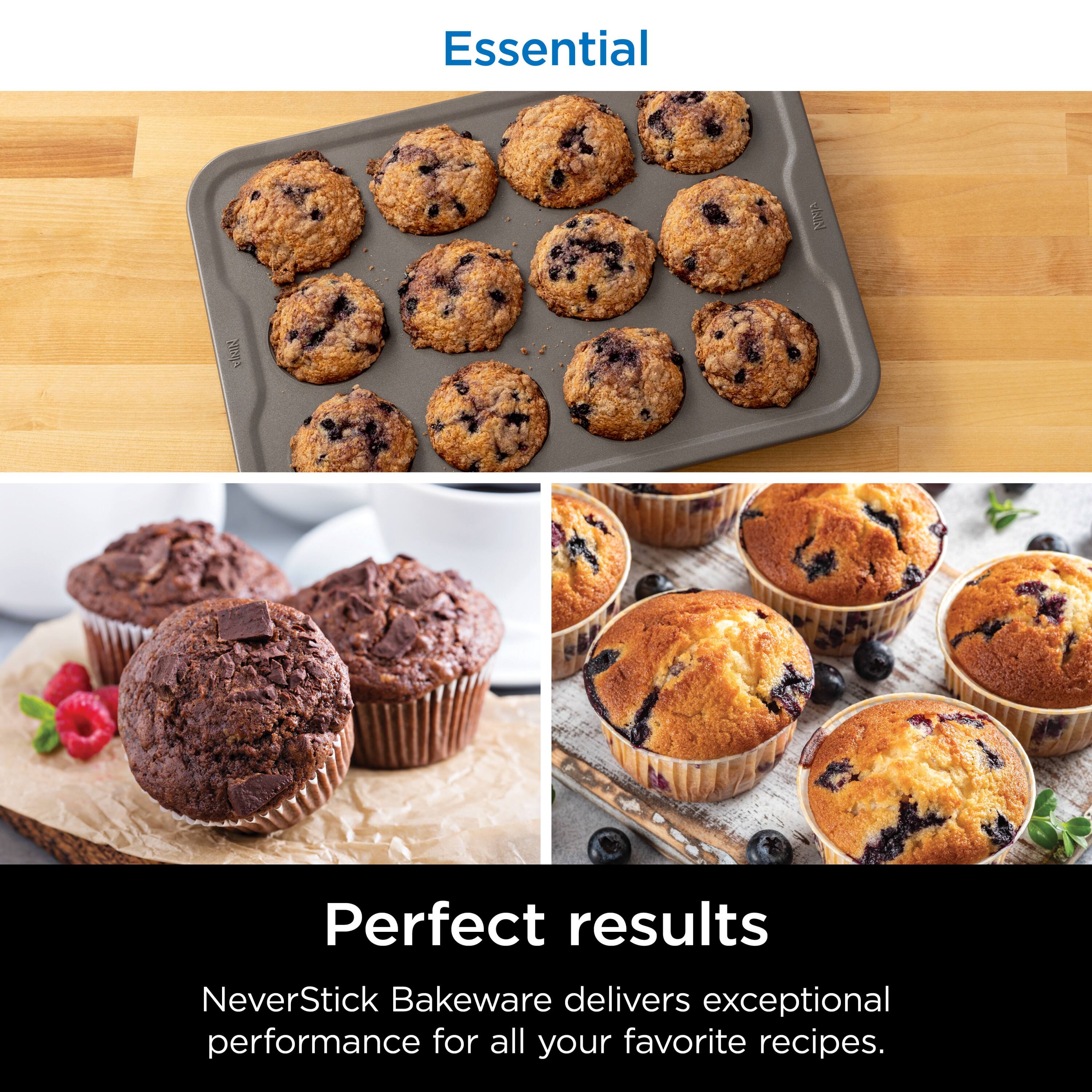 Essential

Perfect results

NeverStick Bakeware delivers exceptional performance for all your favorite recipes.