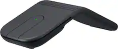 Front. Logitech - Mobi Fold Ultra-Portable Travel Bluetooth Mouse with Touch Scroll and Quiet Clicks - Graphite.