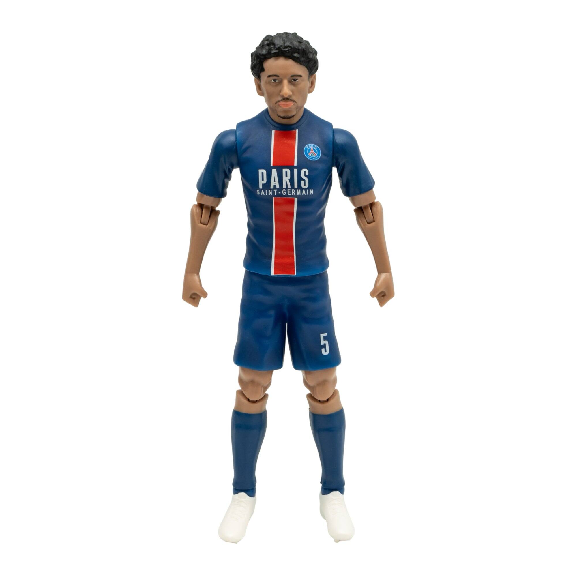 Banbo Toys SOCKERS Paris Saint-Germain Marcos "Marquinhos" Aoas Correa 8" Collectible Soccer Action Figure