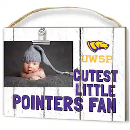 Jardine - Wisconsin-Stevens Point Pointers 16" x 22" Cutest Little Weathered Logo Frame - White