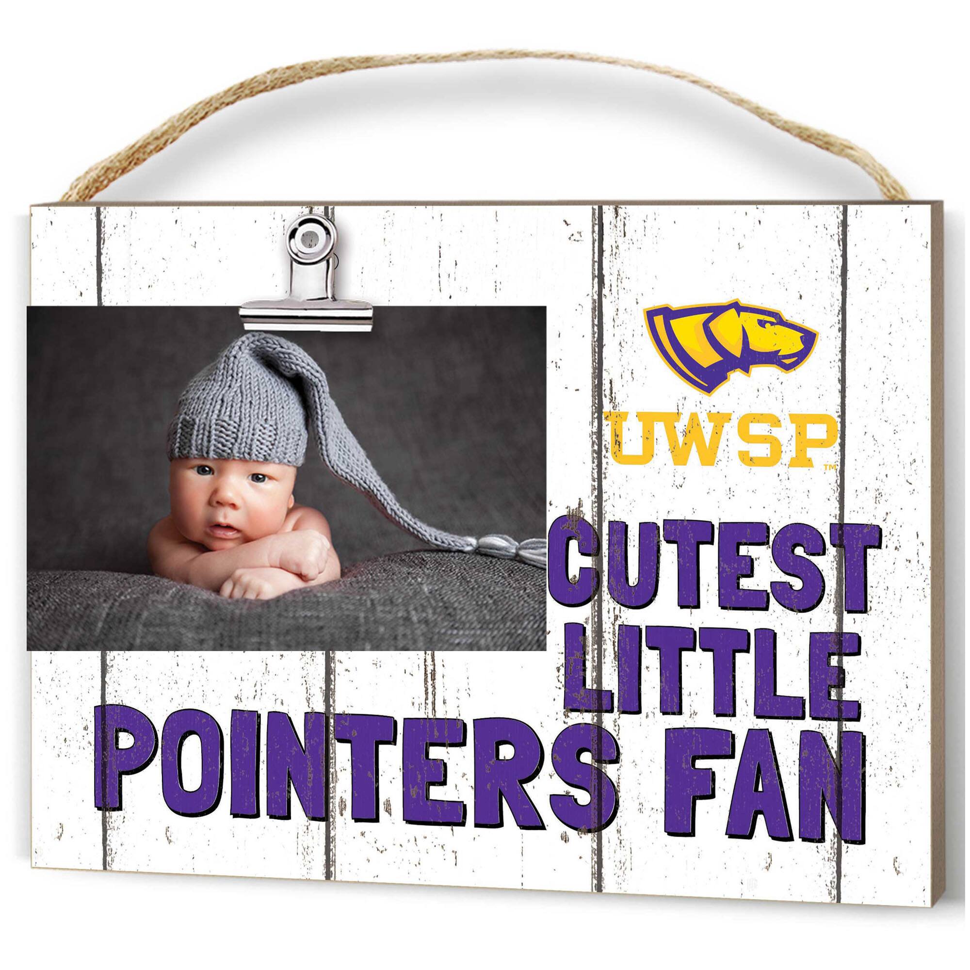 Wisconsin-Stevens Point Pointers 16" x 22" Cutest Little Weathered Logo Frame