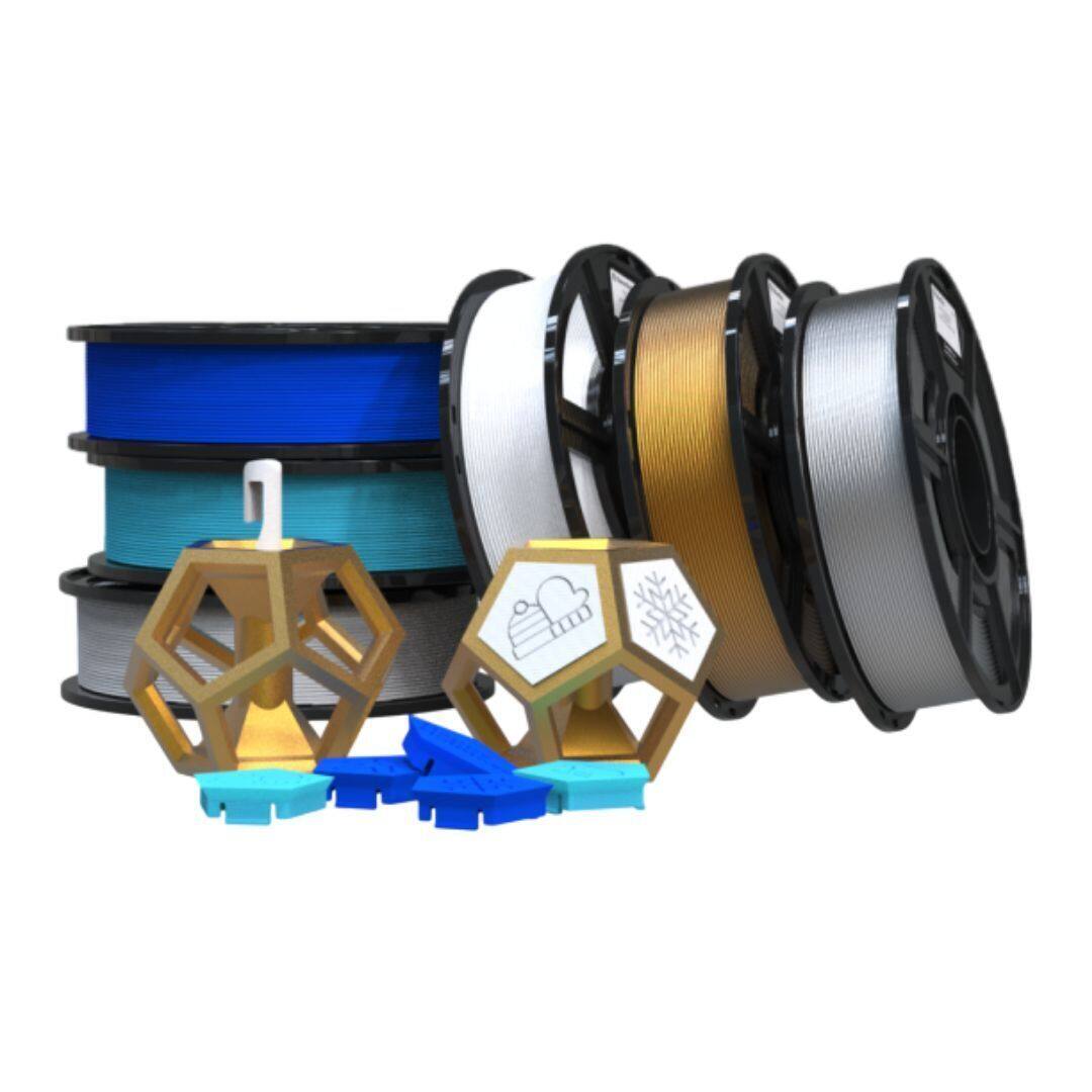 Angle. MakerBot - MakerBot Sketch Winter Holiday 3D Printing Filament 6 Pack.