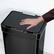 Alt View 12. Honey-Can-Do - 50 Liter Stainless Steel Sensor Trash Can - Black.