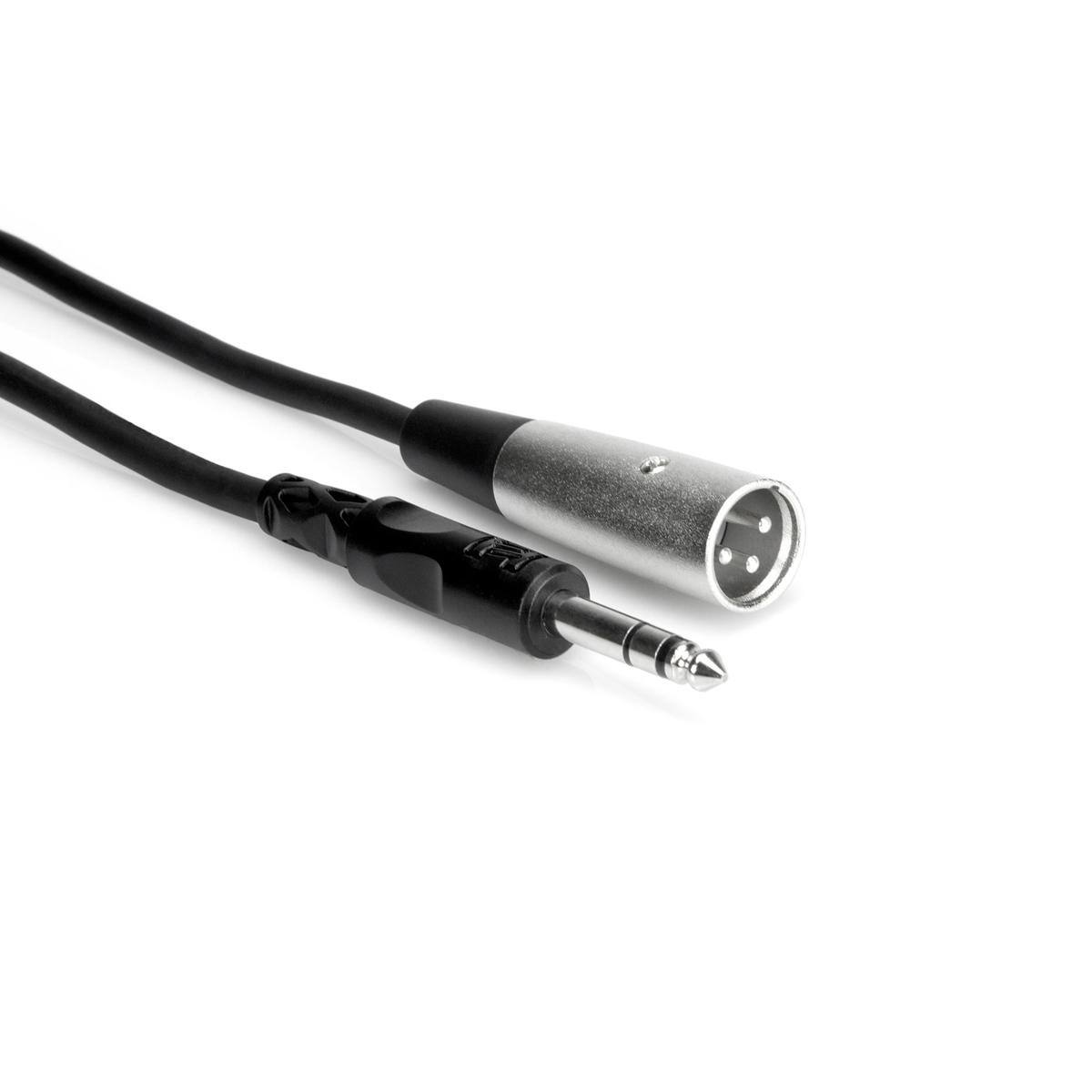 Alt View 1. Hosa Technology - Hosa Technology 10' Balanced 3-Pin XLRM to 1/4" TRS Male Interconnect Cable.
