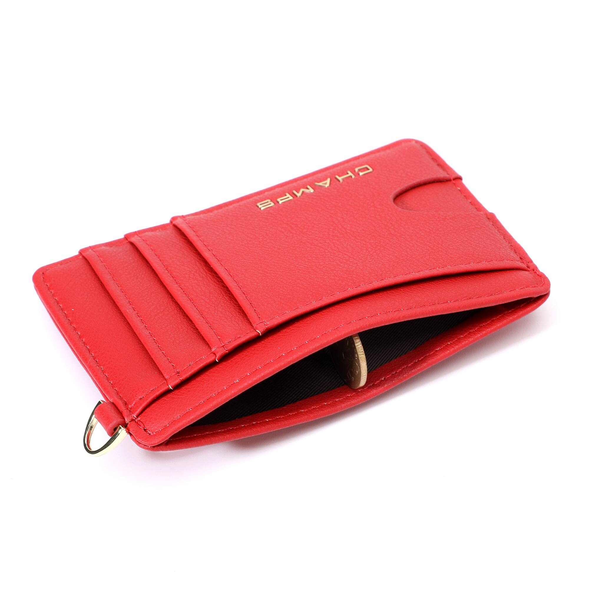 Alt View 3. Champs - Iconic Collection Access Cardholder - Red.