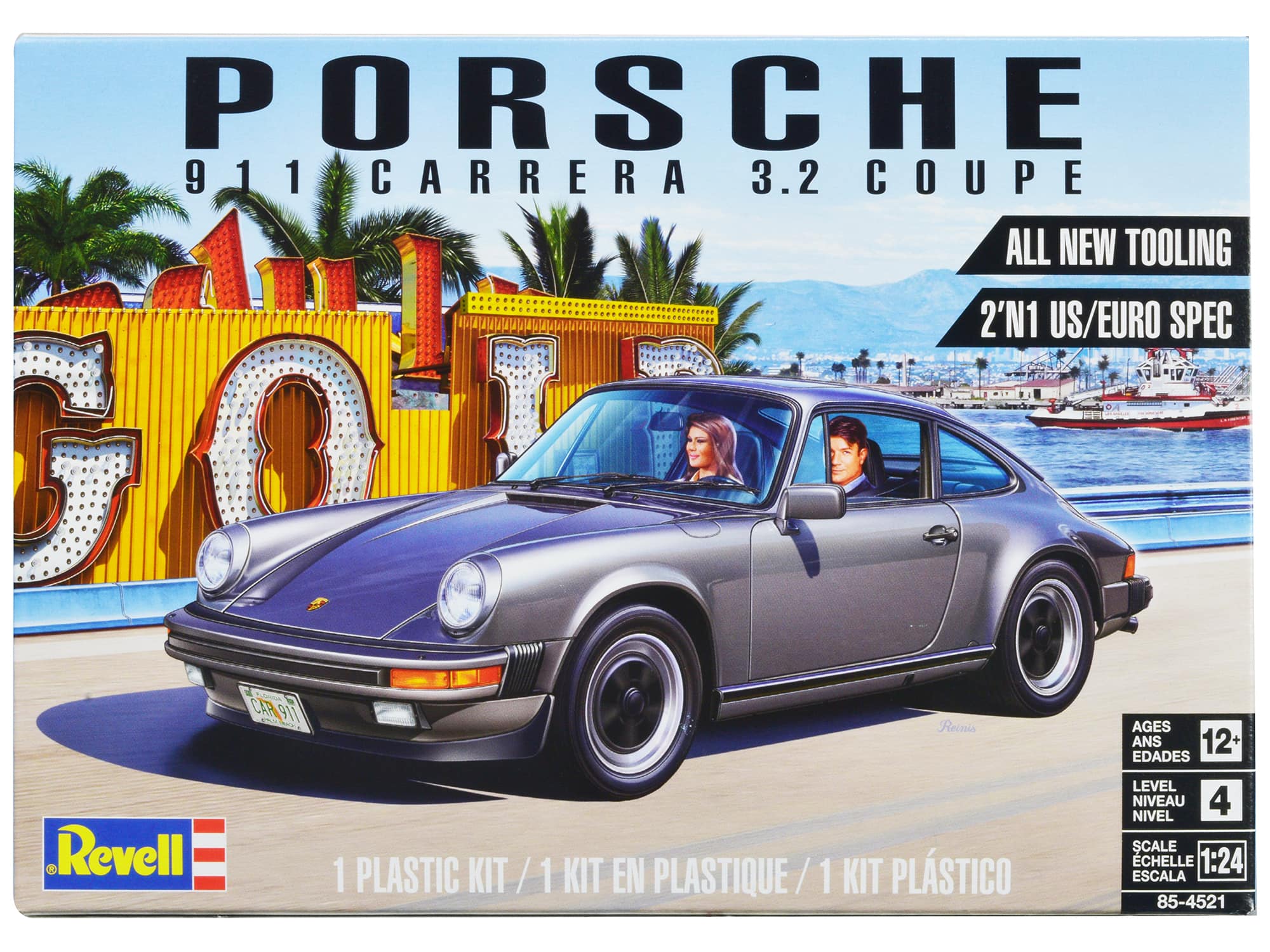 Level 4 Model Kit Porsche 911 Carrera 3.2 Coupe 2-in-1 Kit 1/24 Scale Model by Revell price history on PriceWatchPro