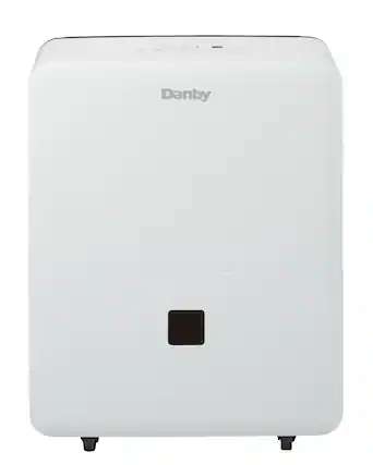 Front. Danby - 22-Pint Energy Star Dehumidifier with Smart Dehumidify - White.