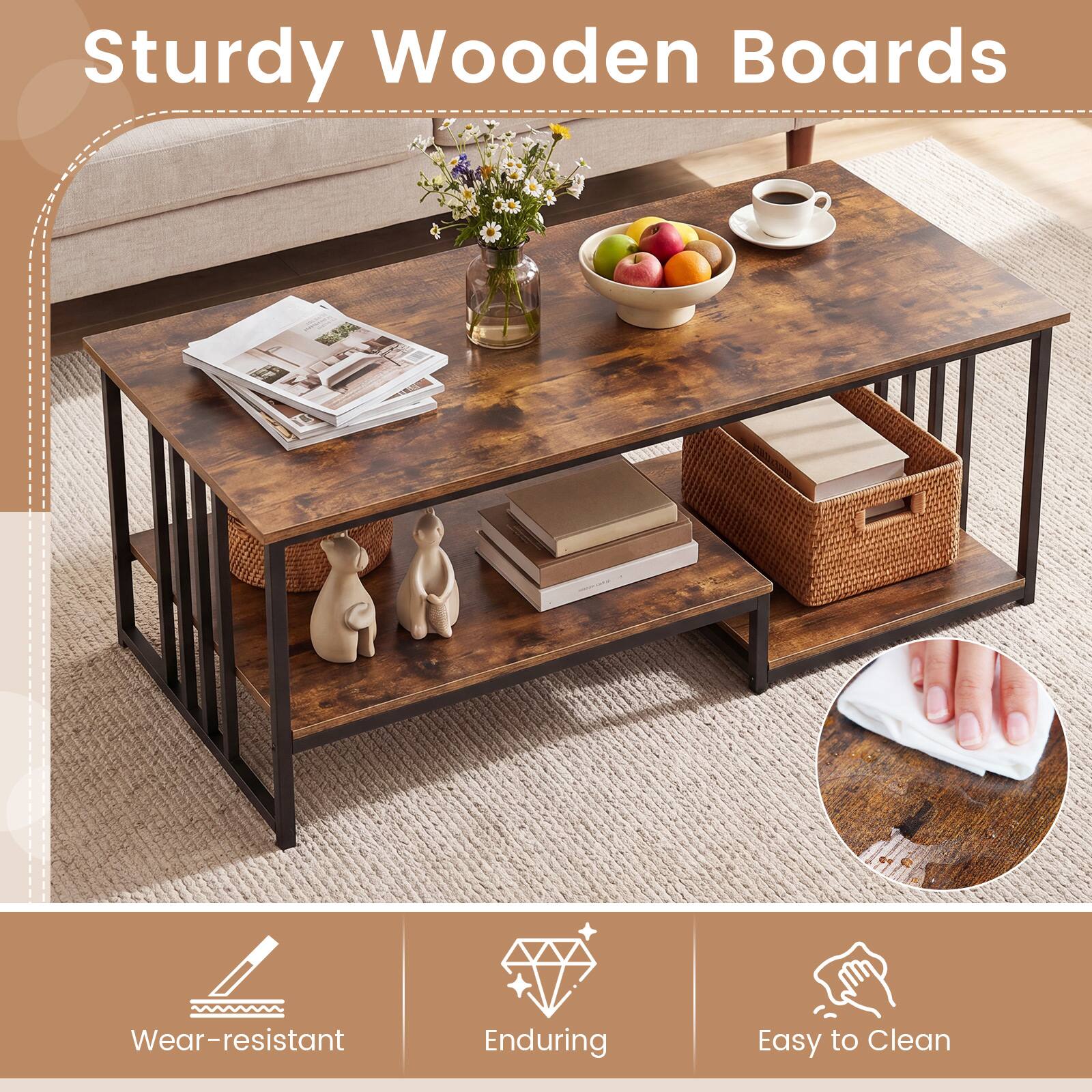 Sturdy Wooden Boards

- Wear-resistant
- Enduring
- Easy to Clean