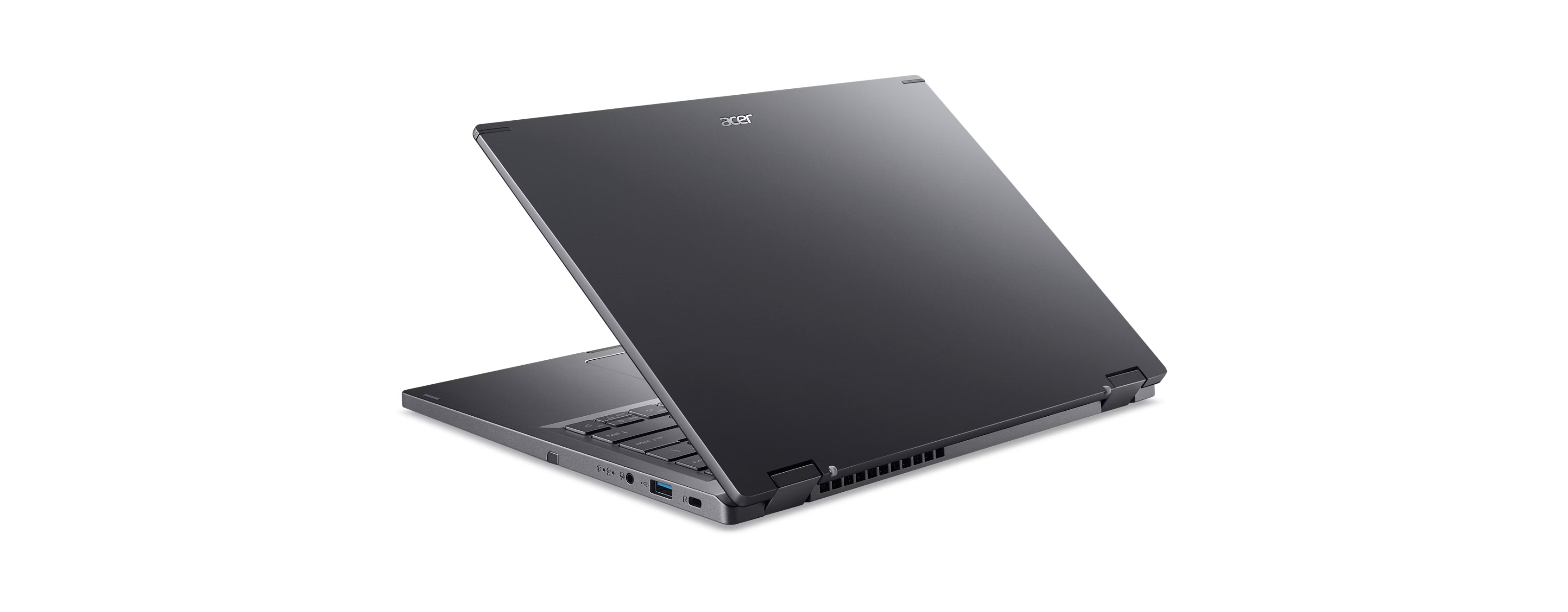 Alt View 1. Acer - Aspire Spin 14" 2-in-1 Laptop Intel Core Ultra 7 155U 16GB RAM 1TB SSD Windows 11 Home - ASP14-52MTN-75J3 - Steel Gray.