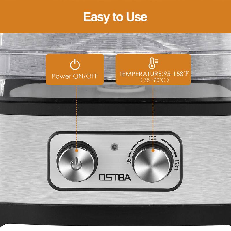 Easy to Use

Power ON/OFF

TEMPERATURE: 95-158°F (35-70°C)

OSTBA