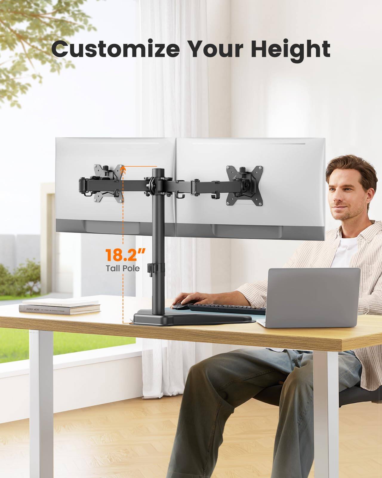 Customize Your Height

18.2" Tall Pole