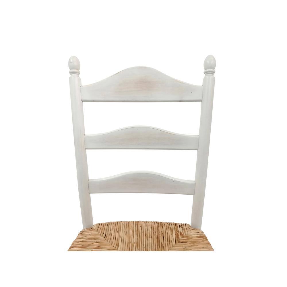 Alt View 4. Carolina Chair & Table - Vera Dining Chair - Whitewash - White.