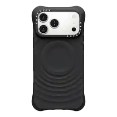 Front. CASETiFY - Apple iPhone 17 Pro Max Ripple Case - Black.