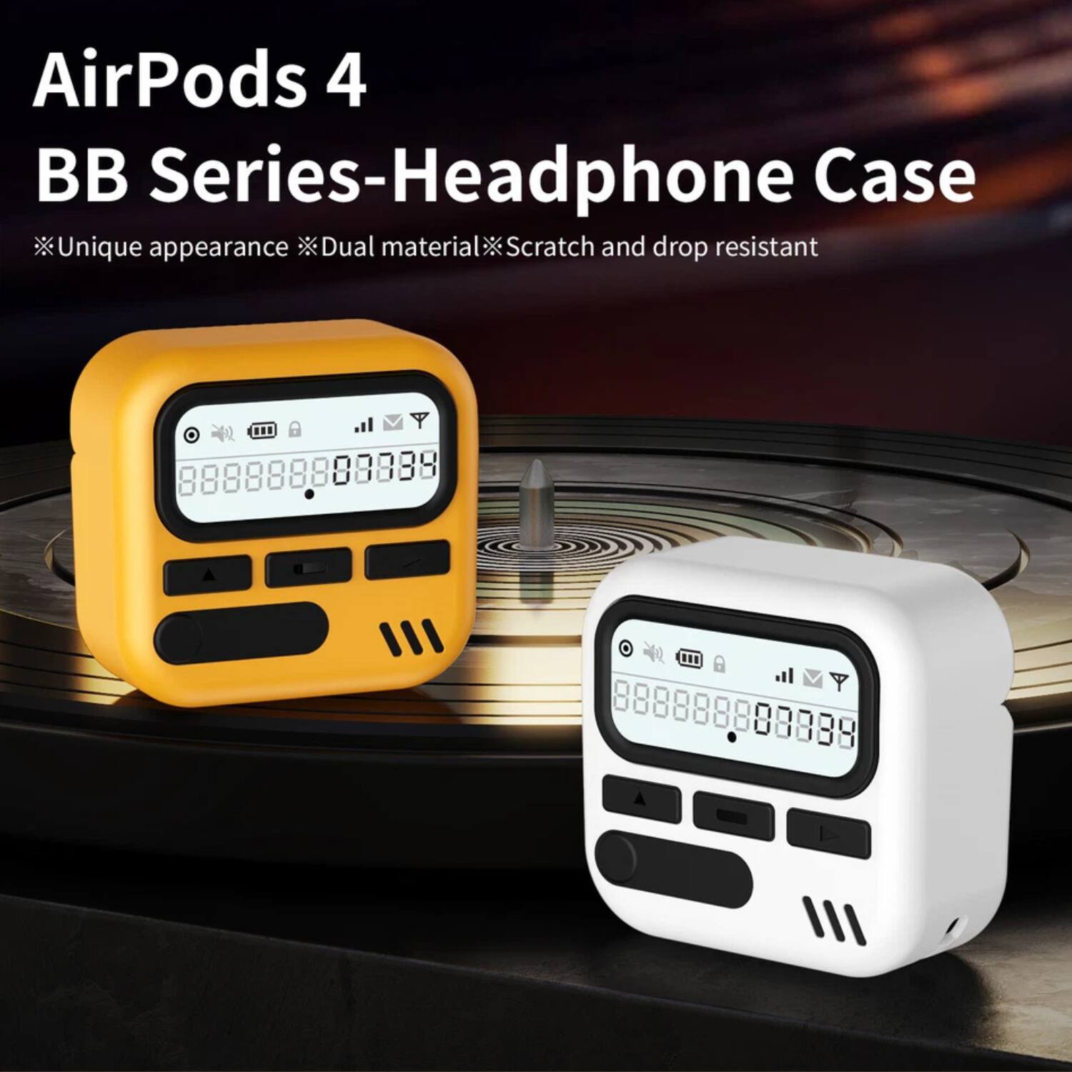AirPods 4  
BB Series-Headphone Case  

- Unique appearance  
- Dual material  
- Scratch and drop resistant
