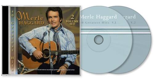 Merle Haggard - 40 Greatest Hits   - COMPACT DISCS [CD]