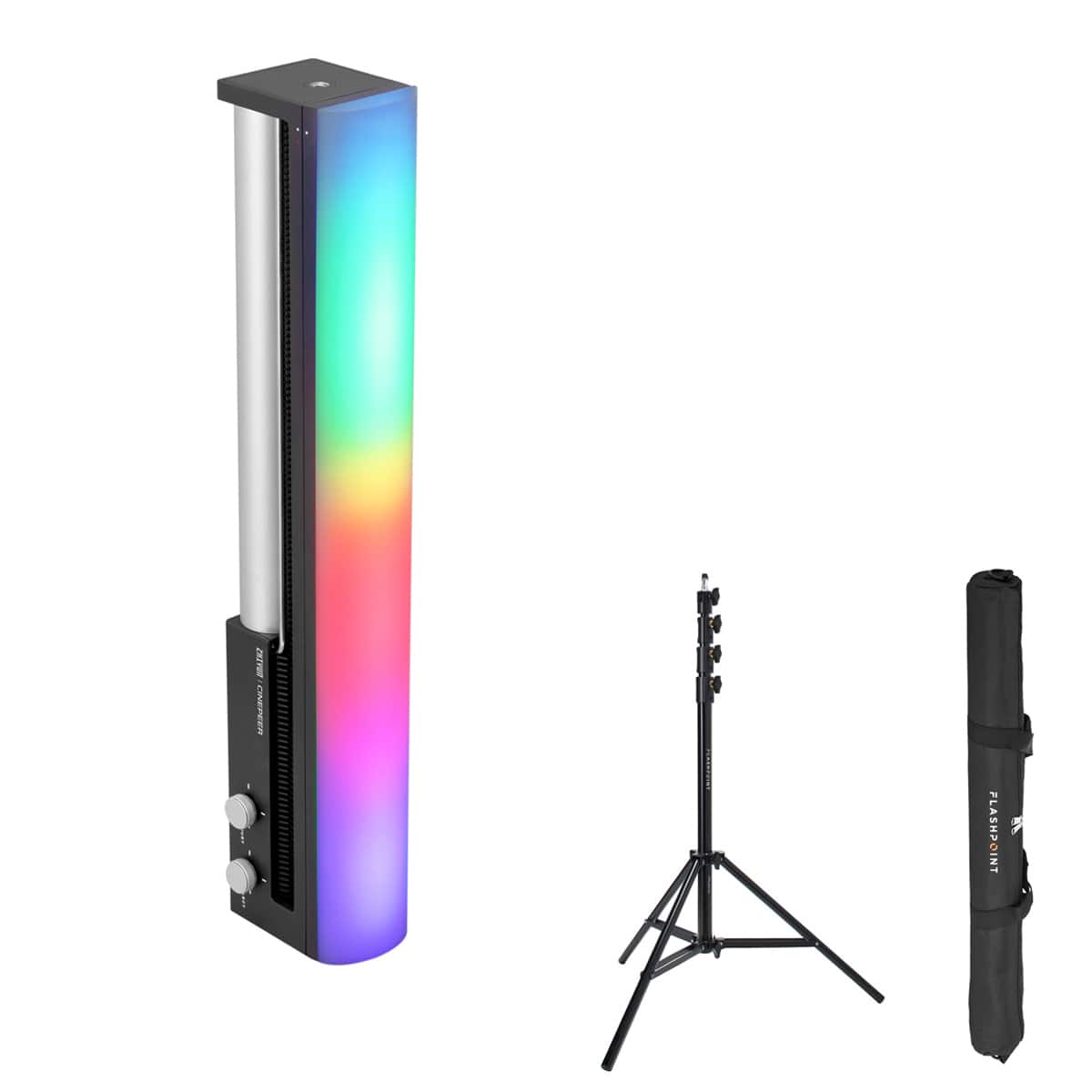 Zhiyun - CINEPEER C100 1.2' 100W Portable RGBWW LED Light Wand, Bundle with 9.5' Pro Air-Cushioned Light Stand price history on PriceWatchPro
