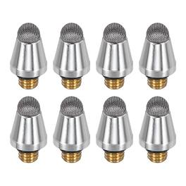 Unique Bargains - 8pcs 5mm Fiber Tips with External Thread for Capacitive Stylus Pen Replacement - Gray
