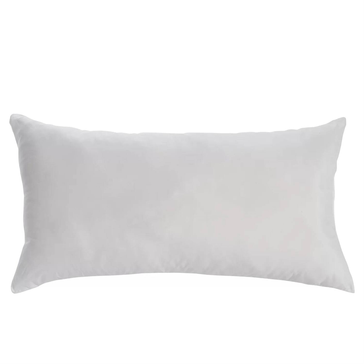 Back. Hivvago - Set of 2 -King size Bed Pillow with Plush Polyester Fill and 2 Pillowcases - White.