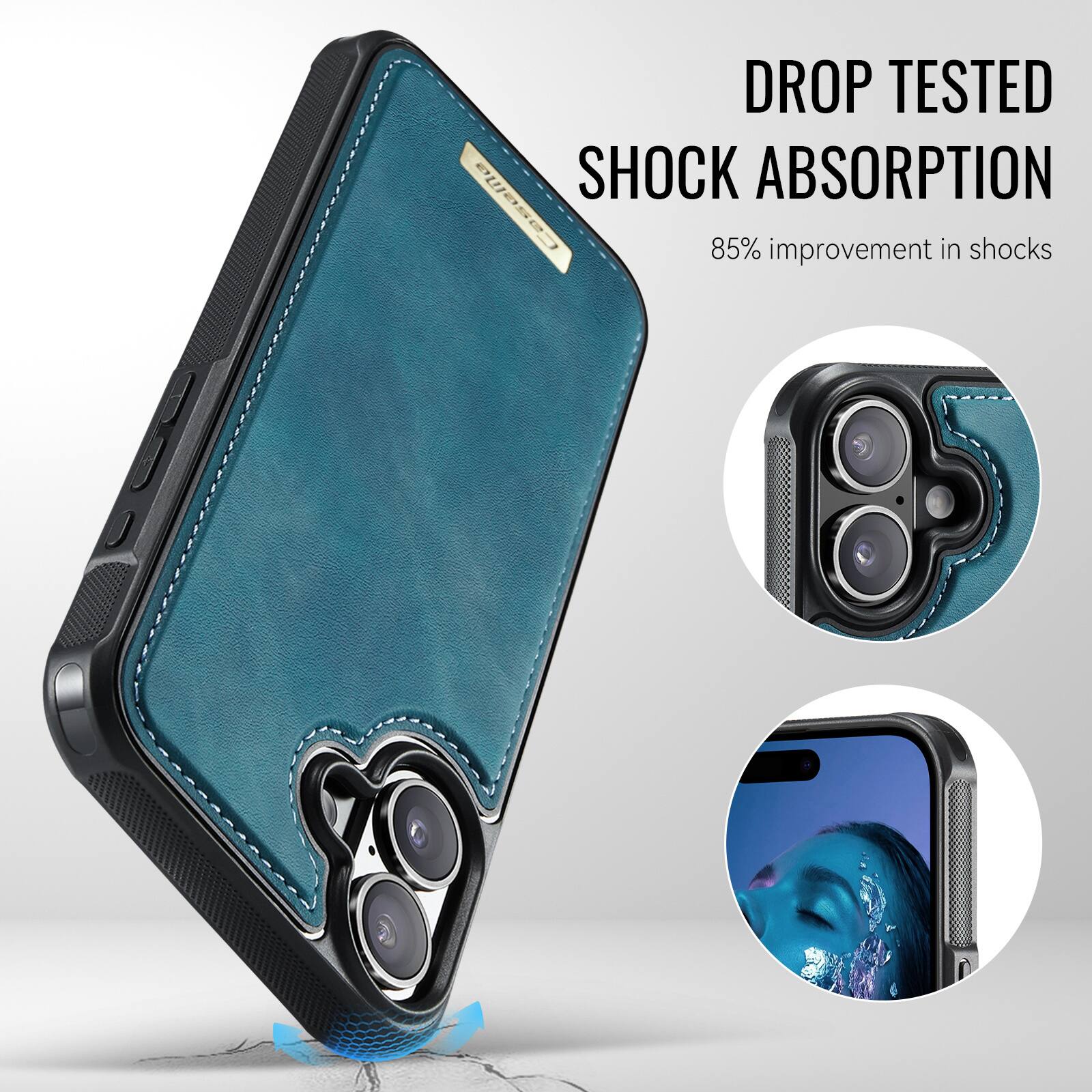 DROP TESTED  
SHOCK ABSORPTION  
85% improvement in shocks
