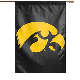 WinCraft - Iowa Hawkeyes 28" x 40" Big Logo Single-Sided Vertical Banner - Multicolor