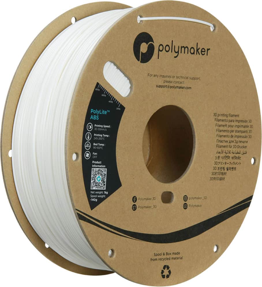 Polymaker - ABS Filament - White