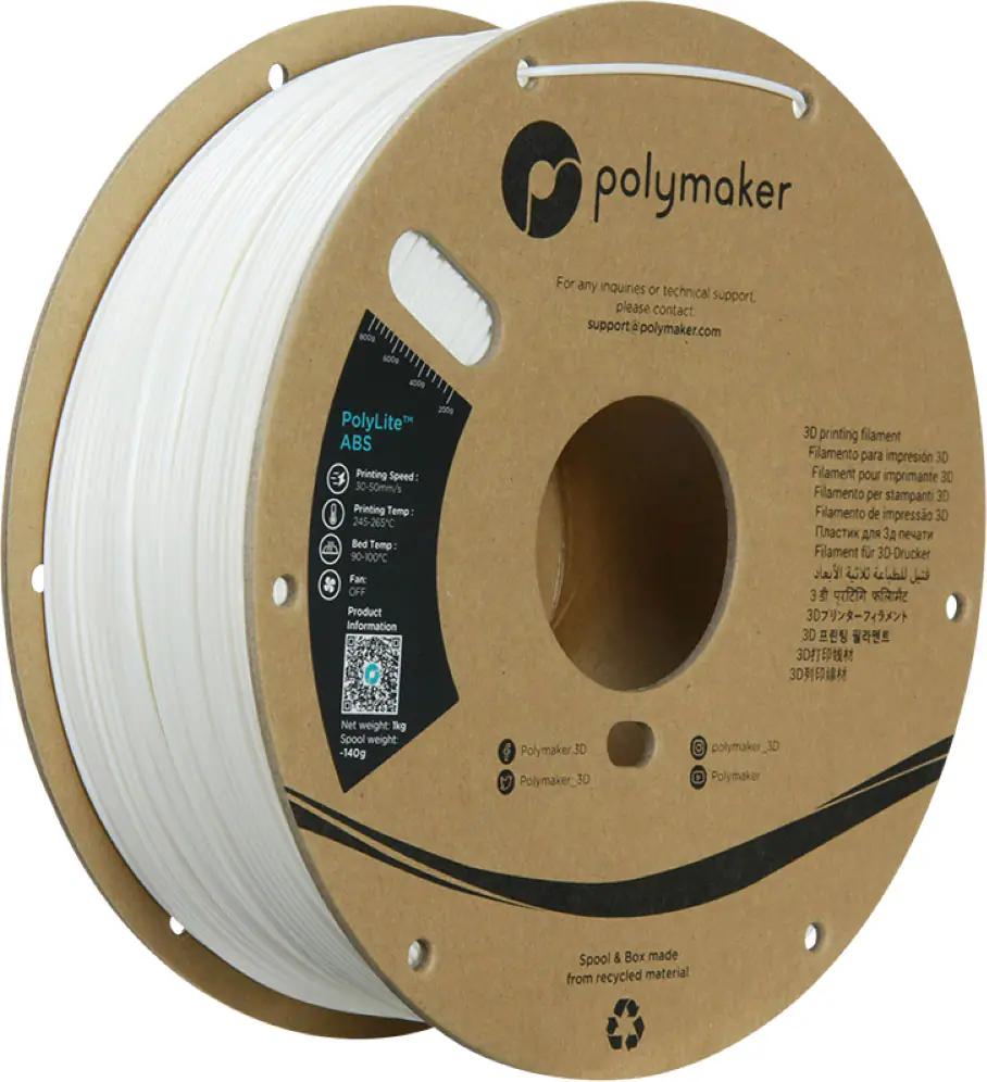 Polymaker - ABS Filament - White