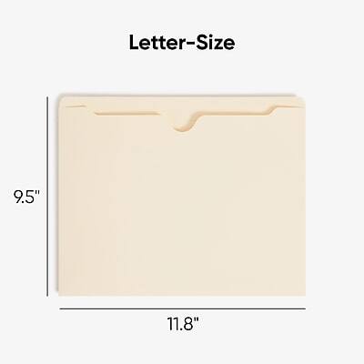 Letter-Size  
9.5" x 11.8"