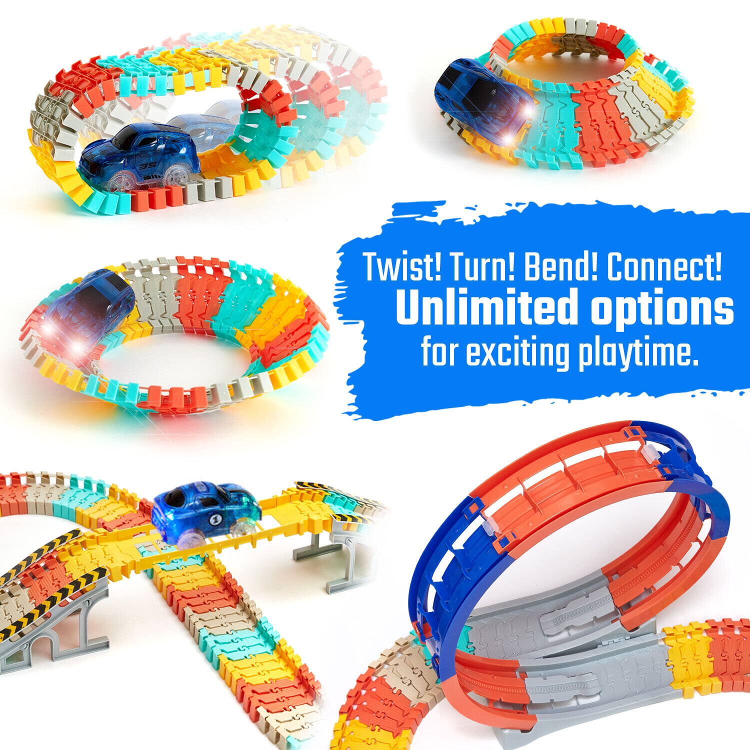 Twist! Turn! Bend! Connect!  
Unlimited options for exciting playtime.
