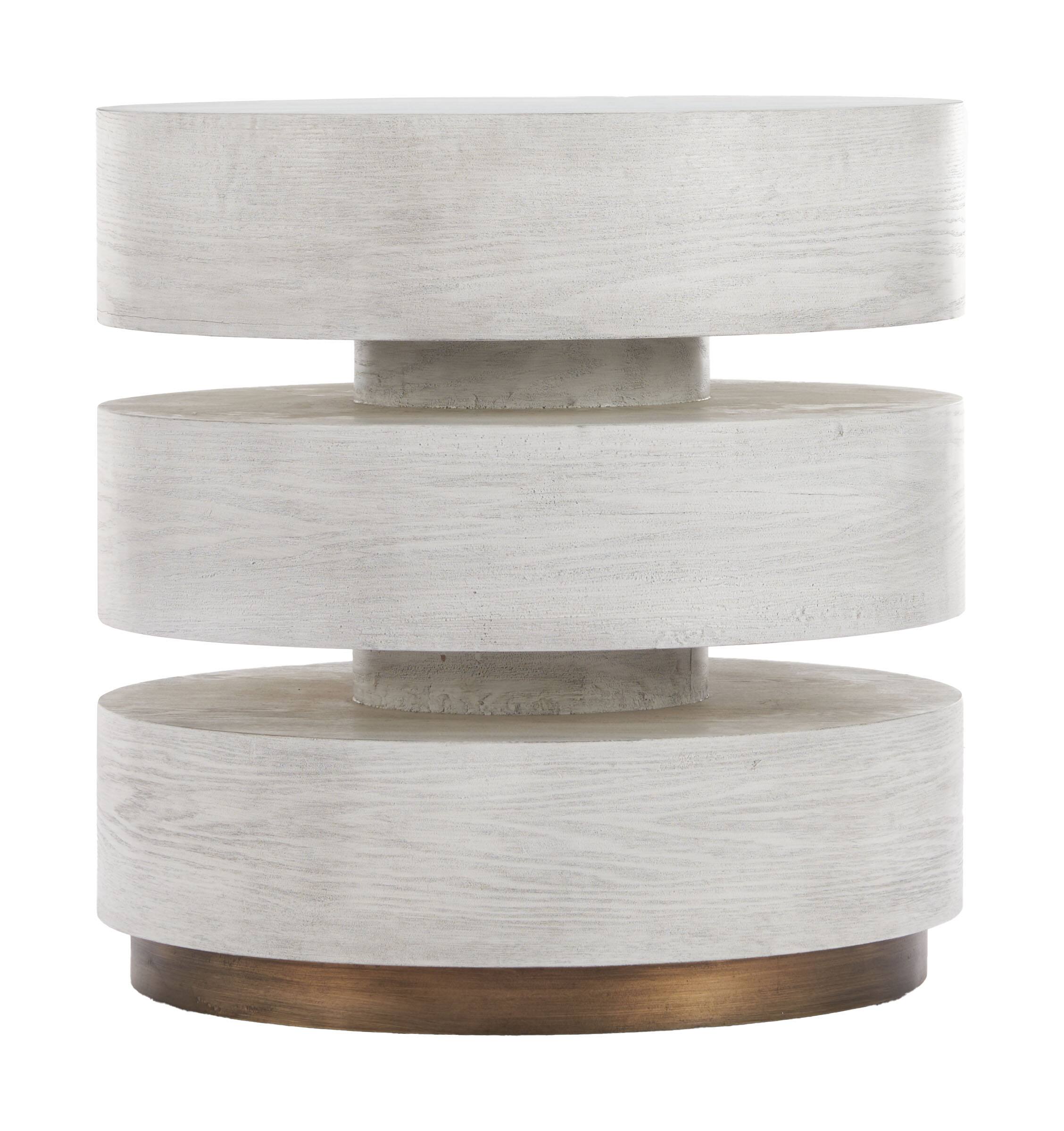Alt View 1. Hivvago - Laha Side Table Oak White - Oak White.